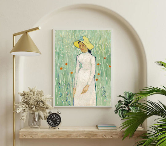 Girl In White (1890) By Vincent Van Gogh Картина Копие на Ван Гог Платнен 40x50см