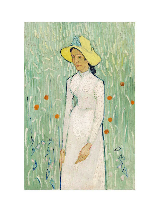 Girl In White (1890) By Vincent Van Gogh Painting Copy of Van Gogh on Canvas 40x50cm