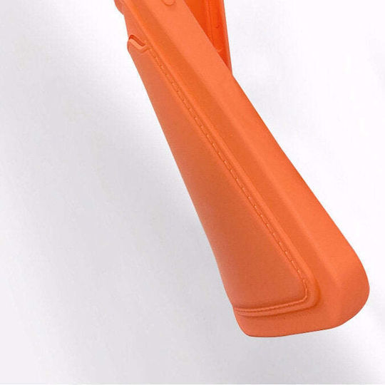 Hqwear Silicone Case Card Case Iphone 12 Pro Max Orange