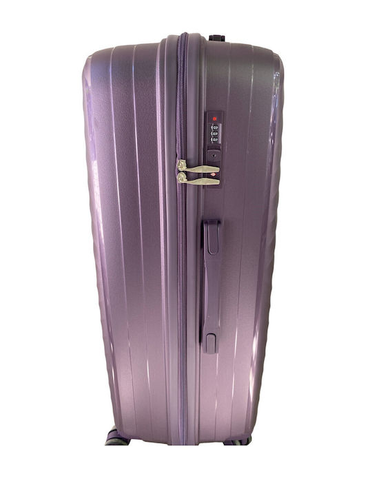 Ormi Mittlerer Reisekoffer Hartschalen Purple mit 4 Räder Höhe 65cm ESH-1240