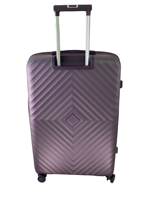 Ormi Großer Reisekoffer Hartschalen Purple mit 4 Räder Höhe 75cm ESH-1240