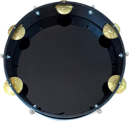 Epirus Black Plastic Hand Tambourine
