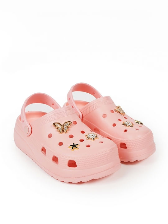 Piazza Shoes Femei Sabot Roz