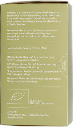 Teministeriet Organic Product Black Tea 20 Bags