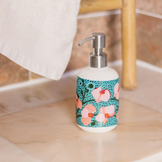Pylones Dispenser Κουζίνας από Πορσελάνη Μπλε 226ml