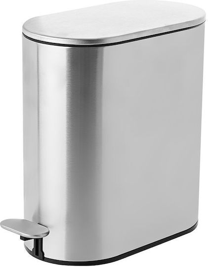 Estia Inox Badezimmer Mülleimer Sanftes Schließen 5Es Matt Inox Estia Inox Badezimmer Mülleimer Sanftes Schließen 5Es Matt Inox