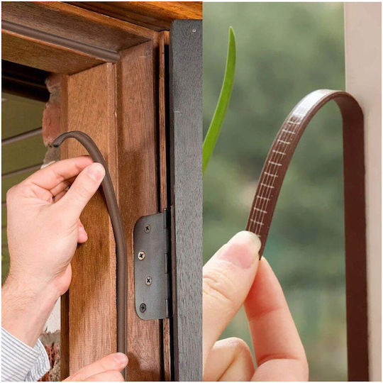 Beorol Self-Adhesive Screen Door Brown from Plastic 300x200cm