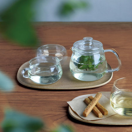 Kinto Tee-Set mit Filter Glas in Transparent Farbe 450ml 1Stück
