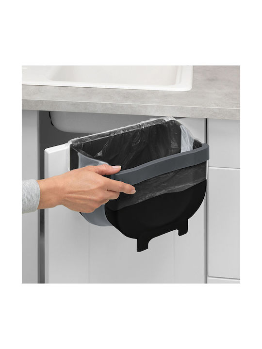 Wenko Wenko Waste Bin Plastic Black 5L