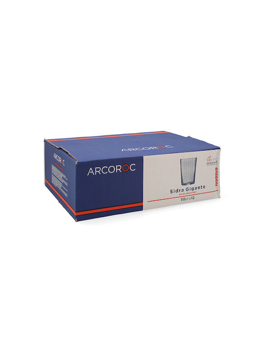 Arcoroc Set de Pahare din Sticlă 500ml 12buc