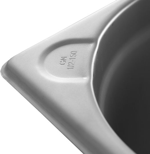Hendi Σκεύος Gastronorm Ανοξείδωτο GN2/3 με Βάθος 20mm
