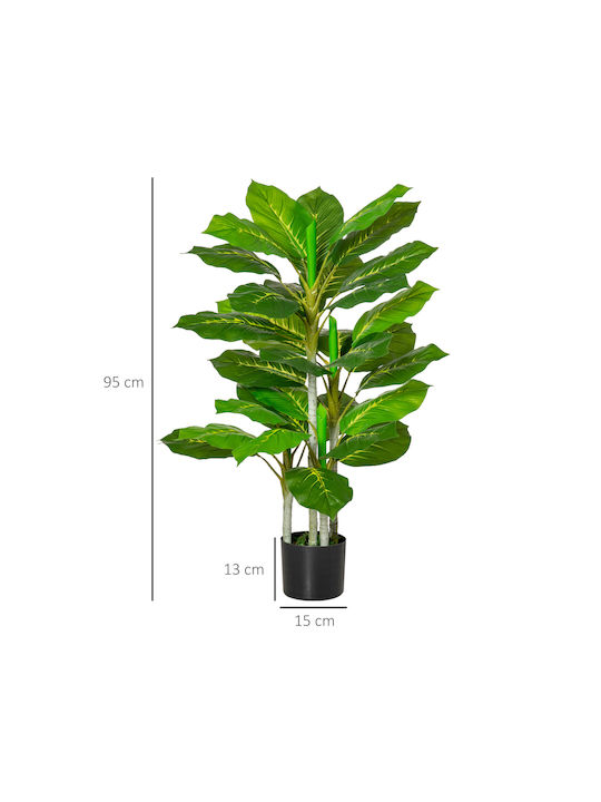 Τεχνητό Φυτό σε Γλάστρα 95cm HomCom