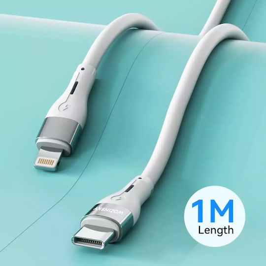 Wozinsky USB-C to Lightning Cable 27W White 1m (WSTCL1)