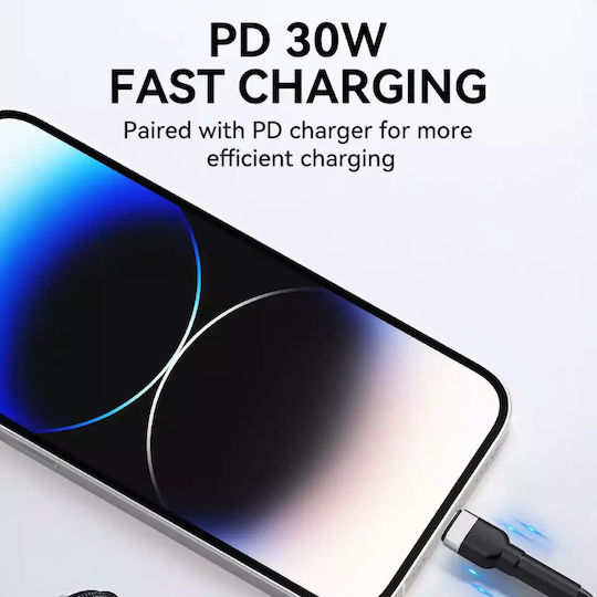 Wozinsky USB-C to Lightning Cable 30W Μαύρο 2m (WNBCL2)
