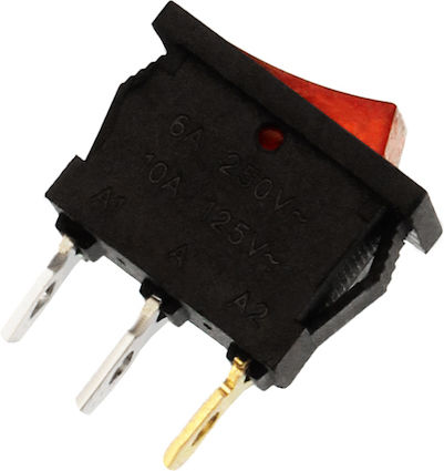 On-Off switch Red 1pcs