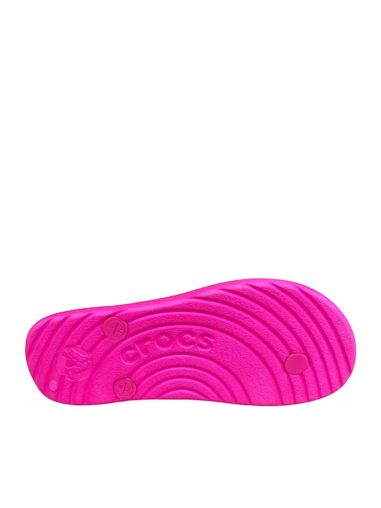 Crocs Crush Flip Flops Fuchsia