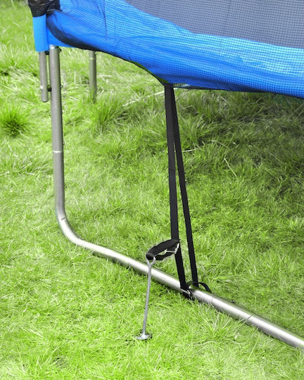 Set 4 Anchors Securing Trampoline Zola Anchor Size 30 Cm Belt Size 135 Cm
