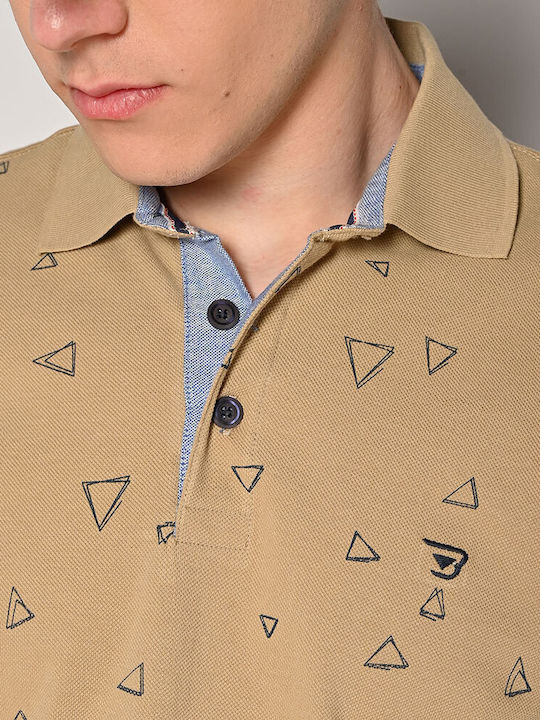 Polo T-shirt Μπεζ