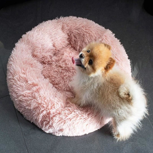 Soft Bed Dog Cat Dirty Pink 70 Cm