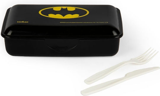 Excelsa Plastik Kinder Lebensmittelbehälter Batman 0.3Es Schwarz
