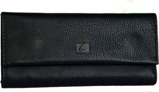 Lavor Leather Tobacco Pouch with Magnetic Closure 12.5x7.5cm Blue