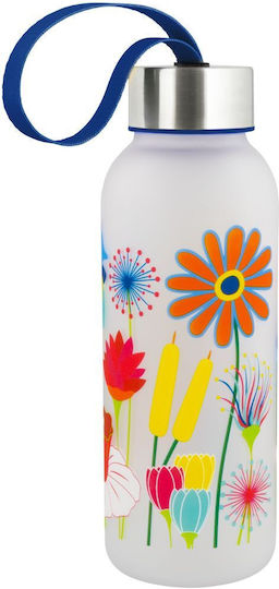 Pylones Kinder Trinkflasche Einhorn Kunststoff mit Schraubverschluss Auslaufsicher 420ml