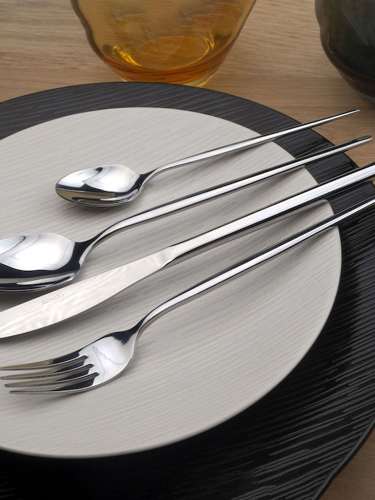 Amefa Spoon Set Dinner Metallic Silver S2711501 12pcs