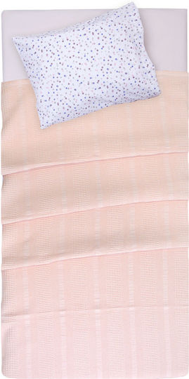 Viopros Blanket Cot Waffle Beige Ecru 120x160cm