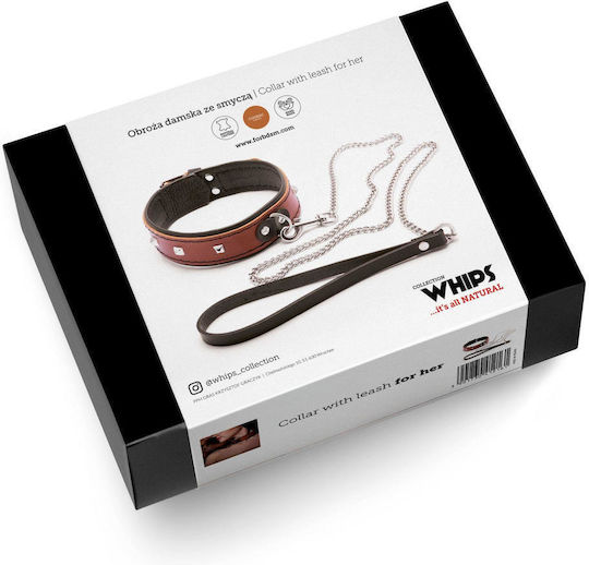 Tie-whips Women's Collar Lanyard Cognac