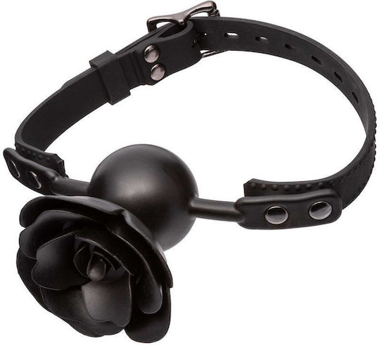 Bdsm Кърпа с роза, сваляема кърпа, черна
