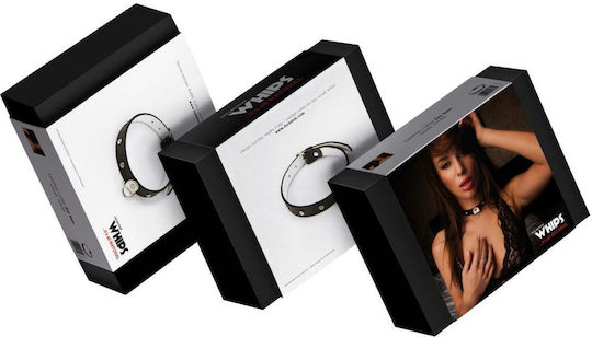 Whips Collections Κολάρο σε Λευκό Χρώμα