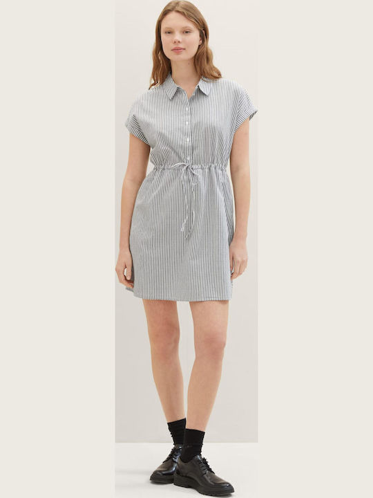 Summer Mini Dress Navy Blue