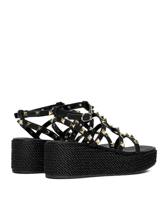 Paola 122 Platforme Dama Negru