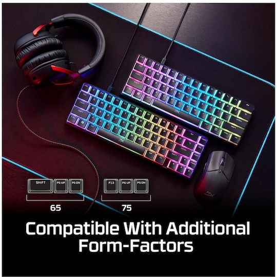 Hyperx Hyperx Pudding Keycaps 2 Vollständiges 112 Pbt Tastenkappen-Set Schwarz Us Layout 7g8k1aa