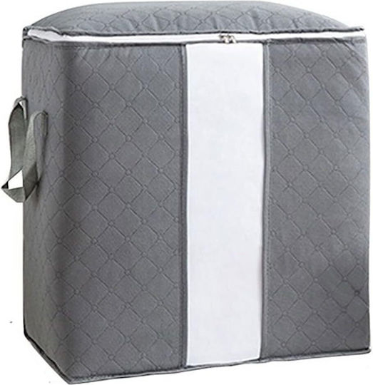 Casetă Textilă De Depozitare Pentru Pătură/Duvet Gri 47x43cm