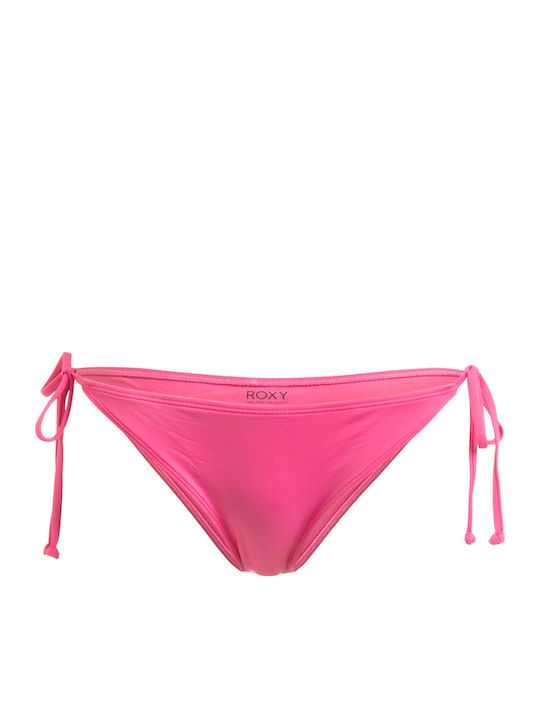 Beach Classics Tieside Bikini Slip με Κορδονάκια Shocking Pink