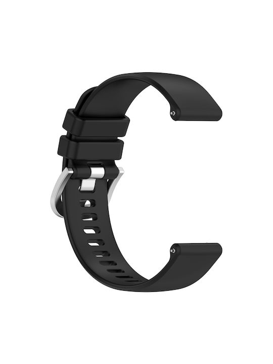 Xiaomi Watch S3 Γυαλιστερή Επιφάνεια Σιλικόνης Watch Band Μαύρο