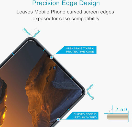 Compatible with Xiaomi Poco F5 0.26mm 9H 2.5D Tempered Glass Film