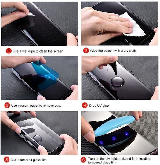 Samsung Galaxy S21 5g Uv Flüssiges Gebogenes Vollkleber Panzerglasfolie