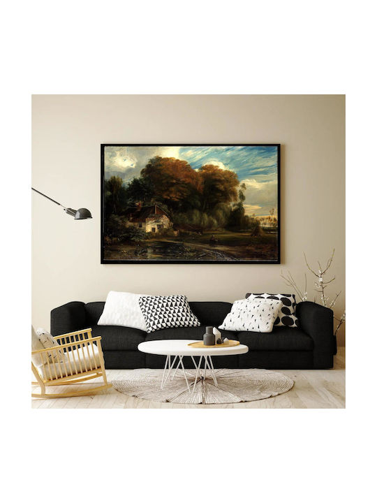Cottage Πίνακας σε Καμβά 120x80cm