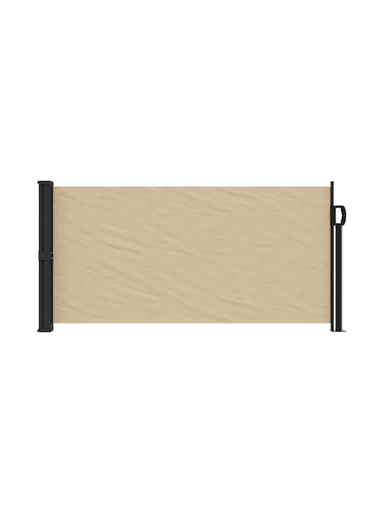vidaXL Terrace Sideway Sunshade Roller Beige 1x5cm