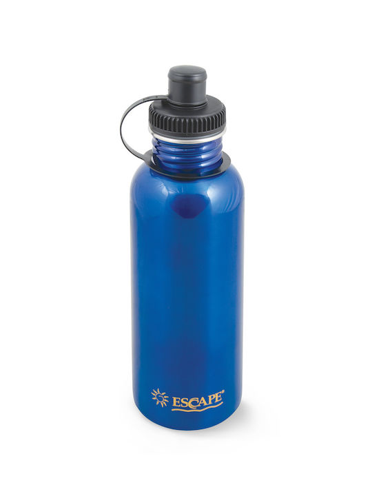 Escape Αθλητικό Παγούρι Ανοξείδωτο 750ml Μπλε