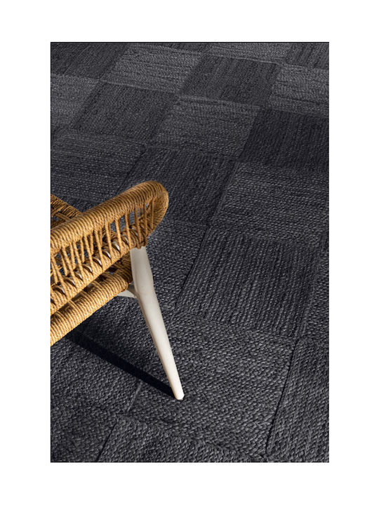 Guy Laroche Galleria Rug Rectangular from Jute Anthracite