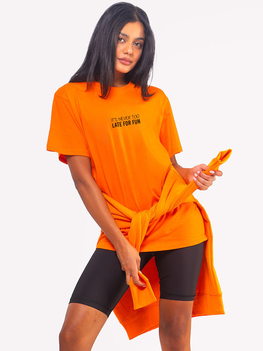 The Lady Femeie Tricou orange
