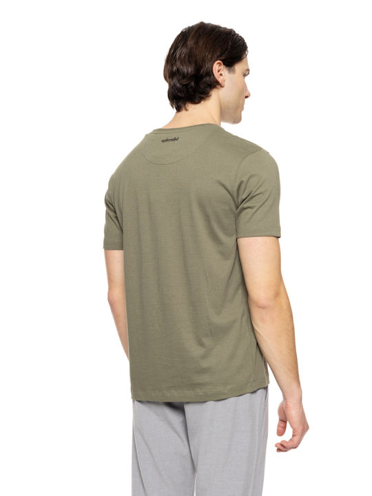 Splendid Men's Short Sleeve T-shirt Khaki