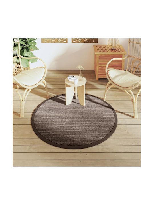 vidaXL Rug Outdoor Round Coffee