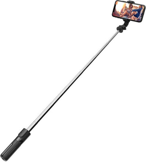 Tech-Protect L02S Selfie Stick Τρίποδο Κινητού Bluetooth Μαύρο