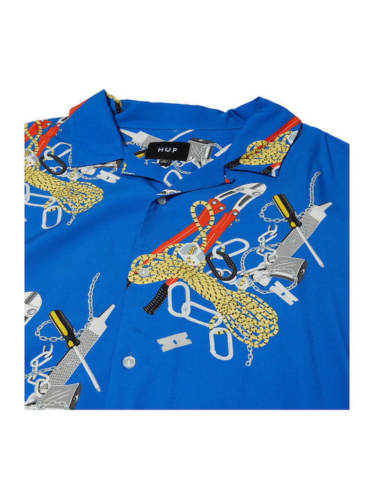 Resort Short-sleeved Shirt Blue