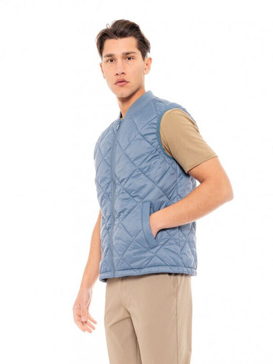 Biston Men's Sleeveless Jacket Indigo