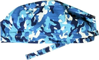 Gima Unisex Blue Cotton Surgical Cap